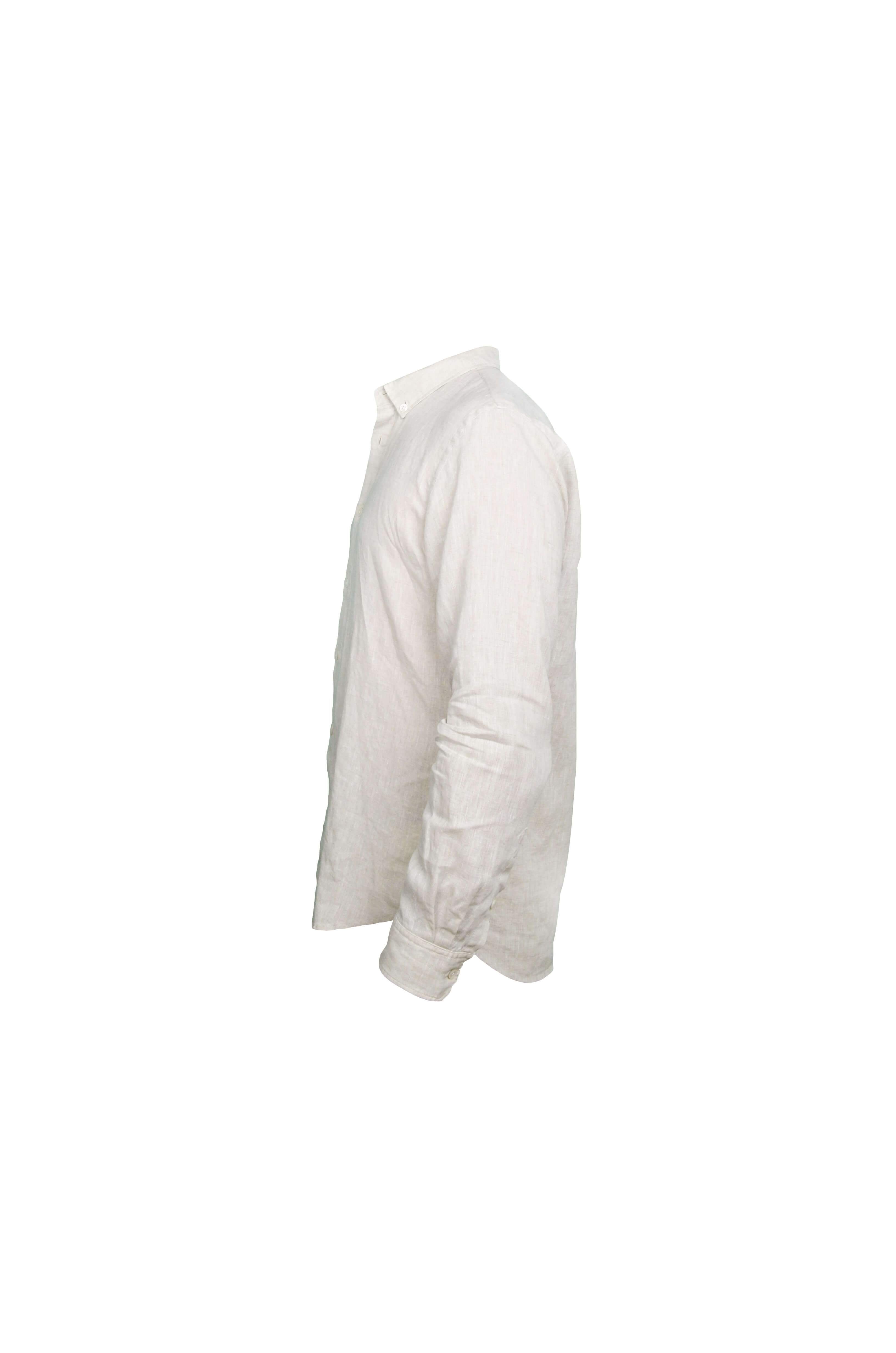 Faros Natural Linen Shirt - FAROS LINEN