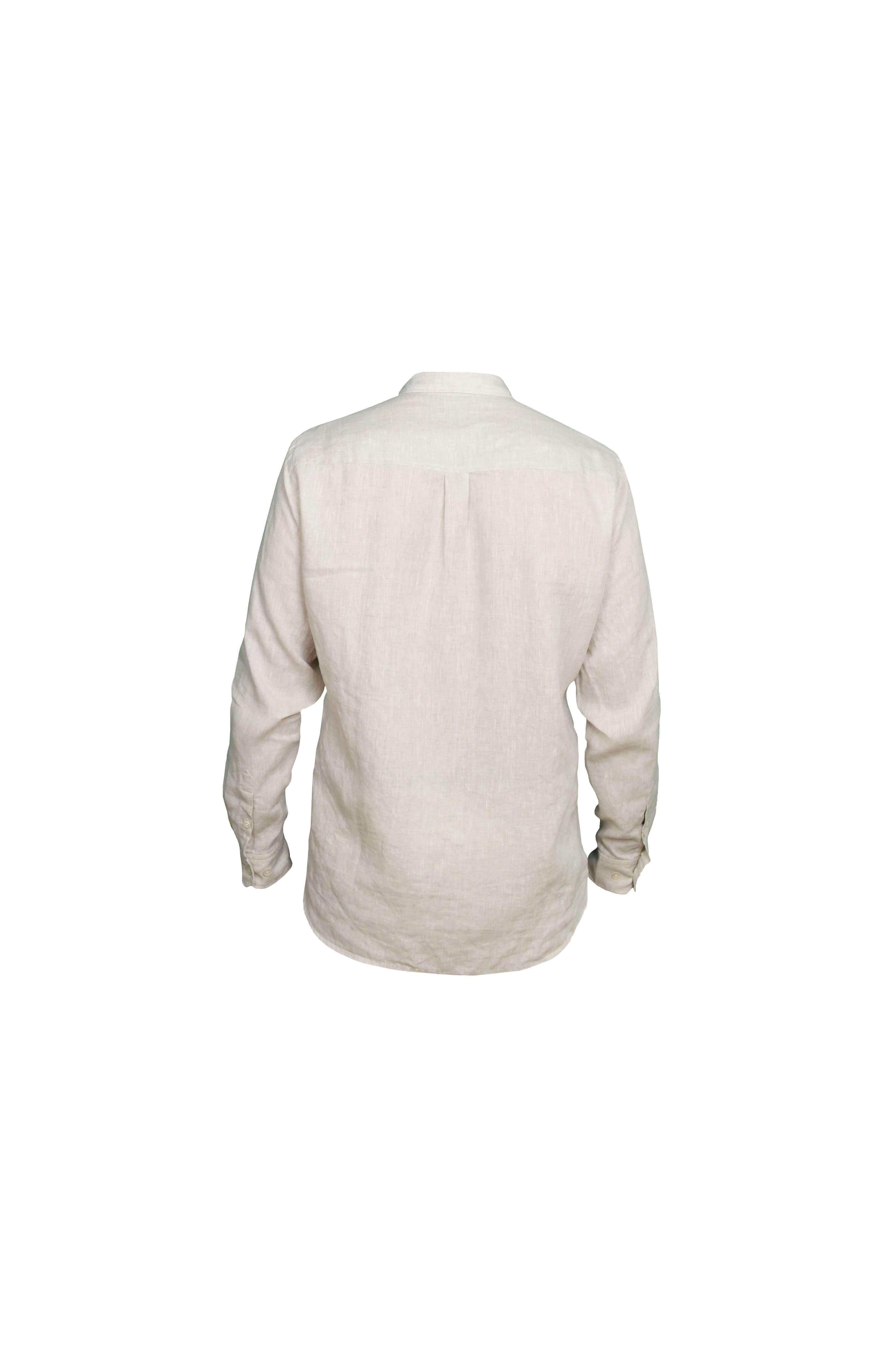Faros Natural Linen Shirt - FAROS LINEN