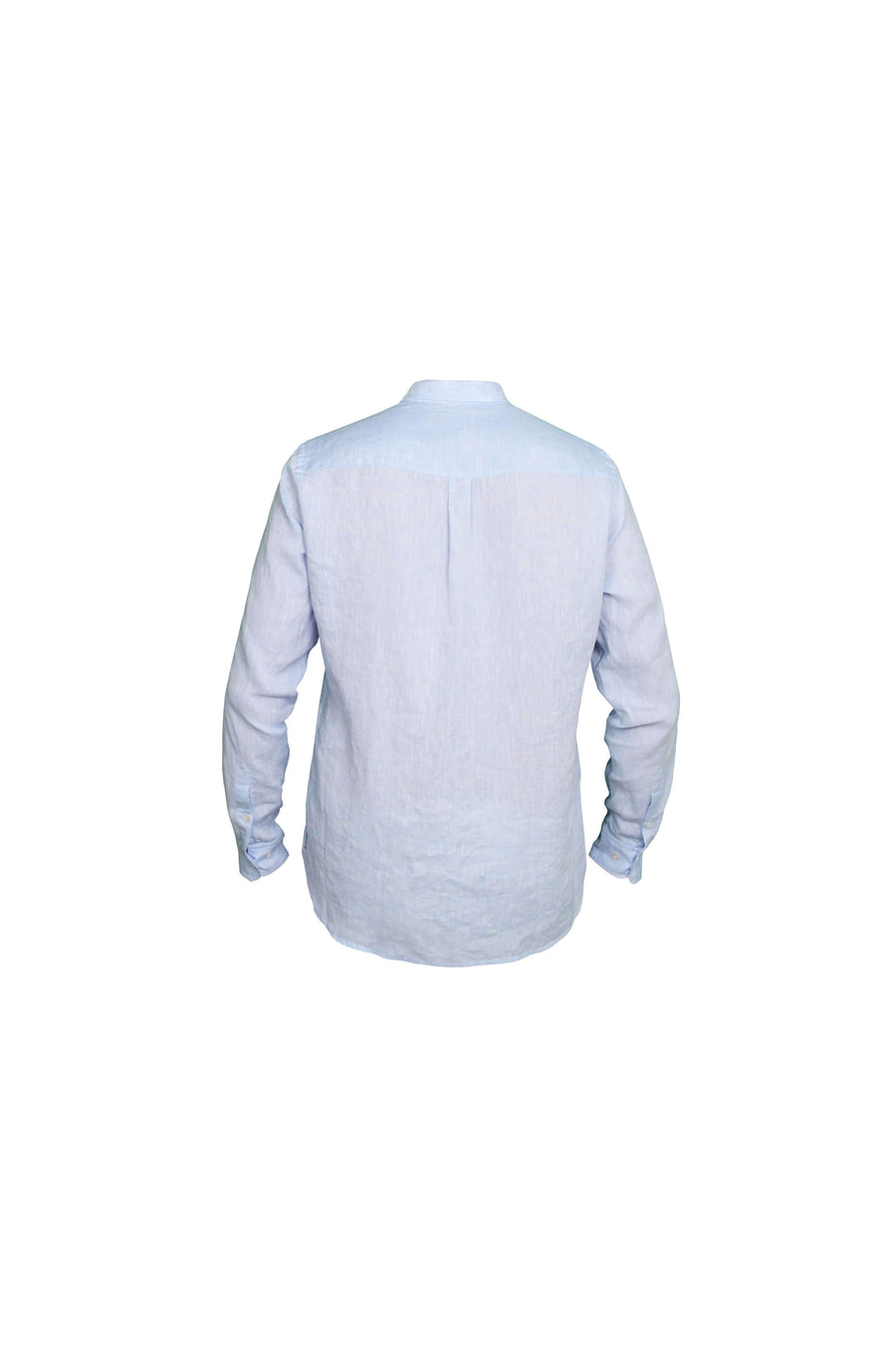 Faros Light Blue Linen Shirt - FAROS LINEN