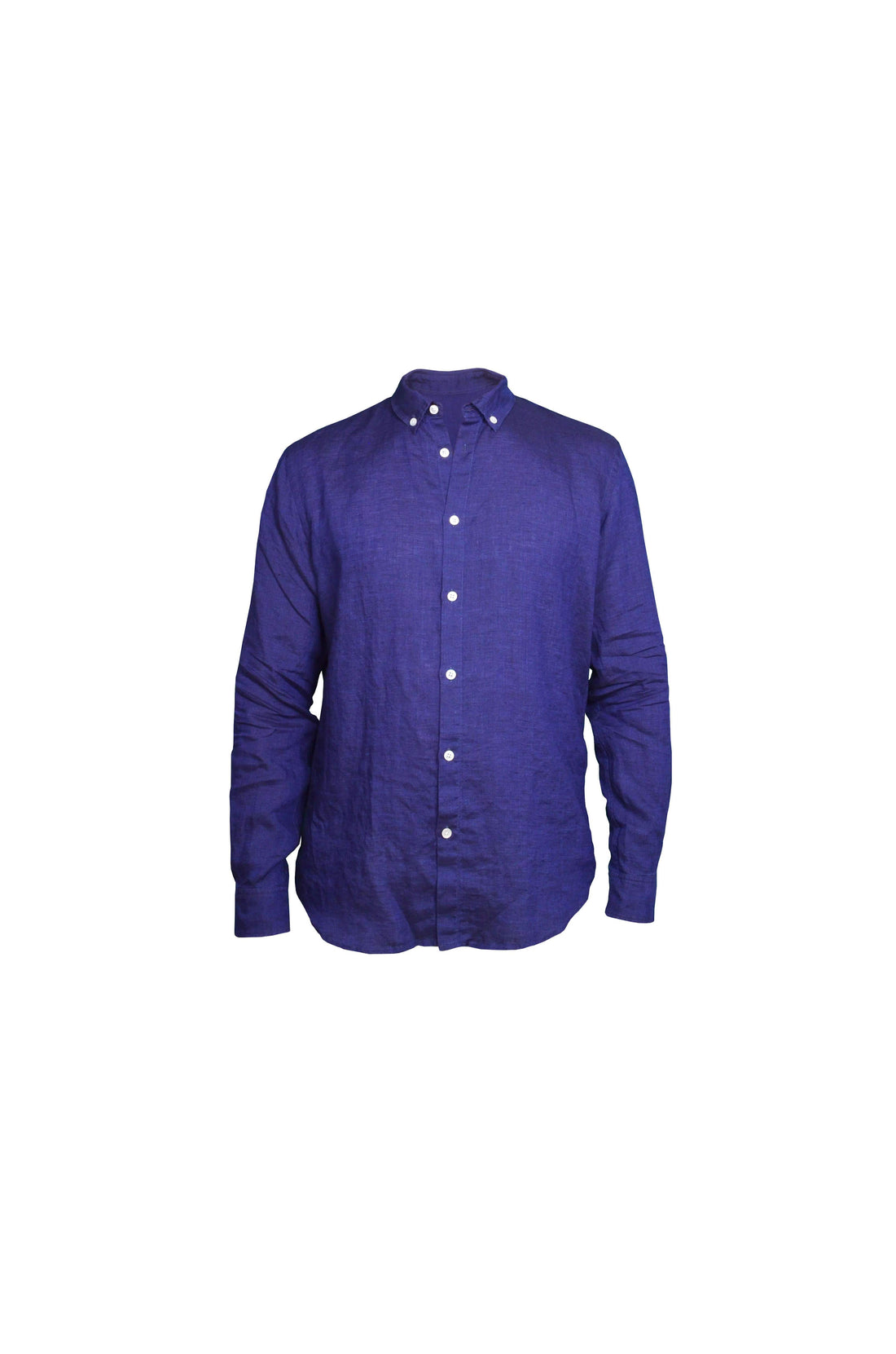 Linen Melange Contrast Crewneck Terra Rossa/Oceano